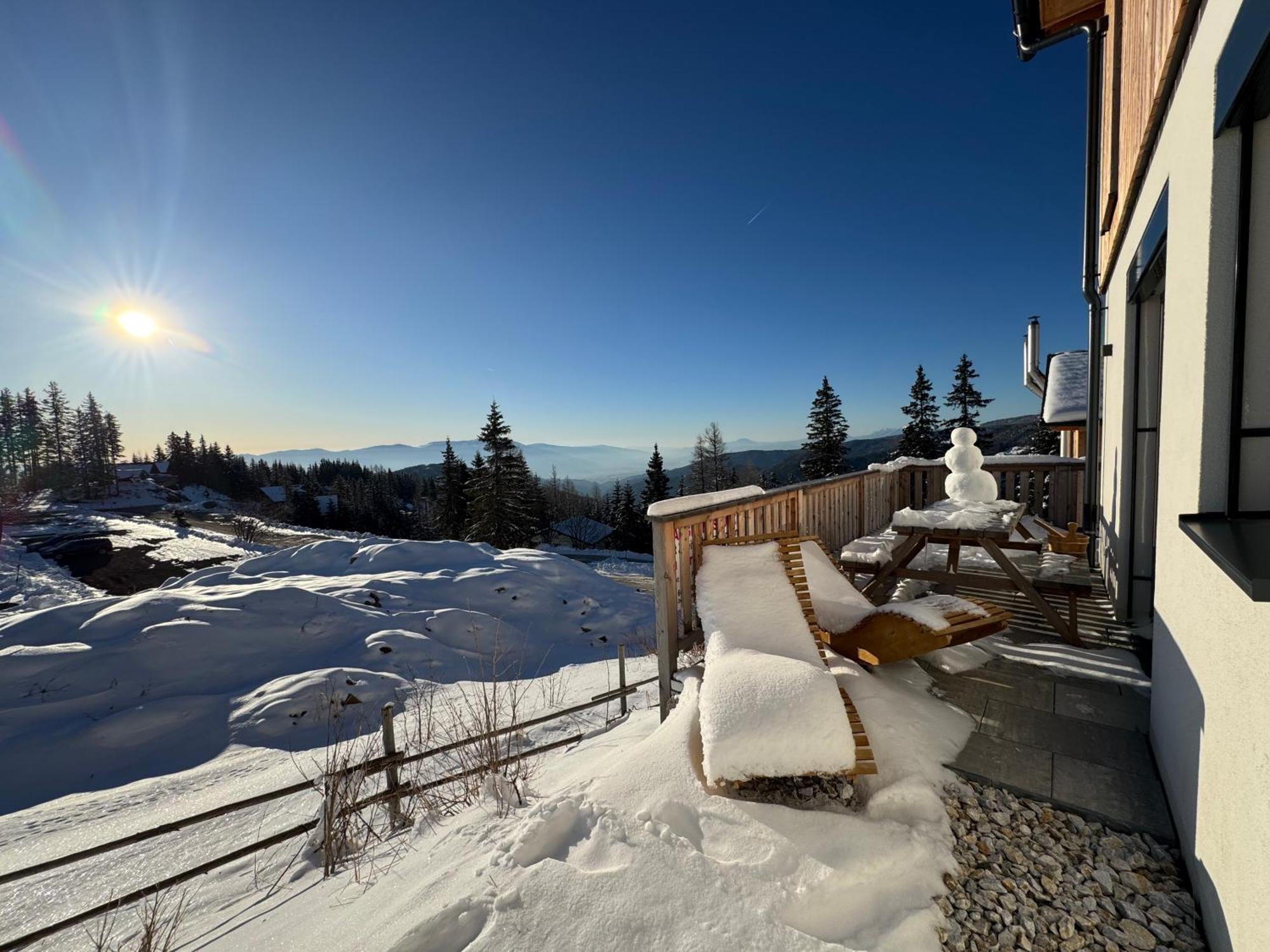 Berglisl - Direkt An Der Schipiste! Neue Ferienwohnung Mit Sauna Klippitztorl Dış mekan fotoğraf